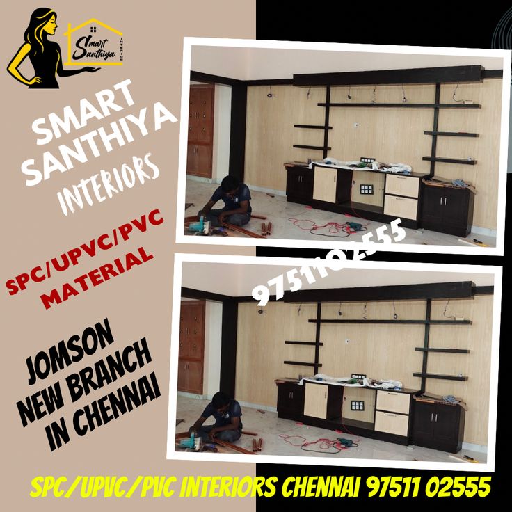 pvc tv showcase model